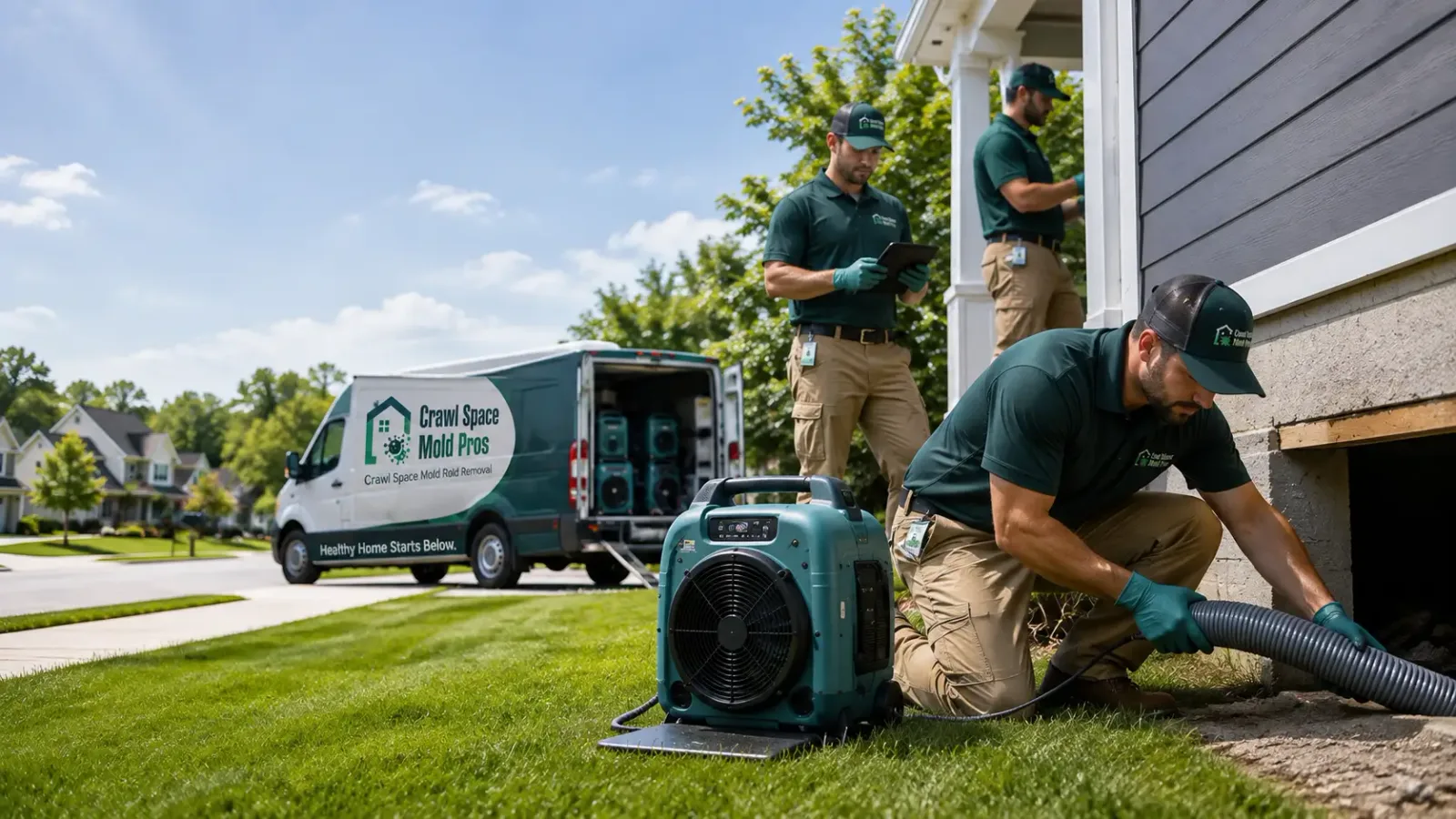 Crawl Space Mold Removal in Little Valley, NY